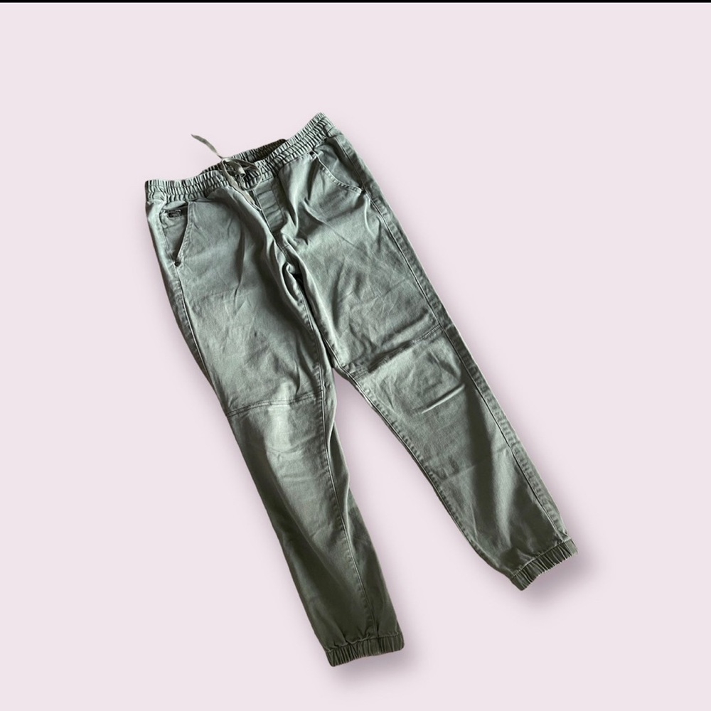 Green joggers